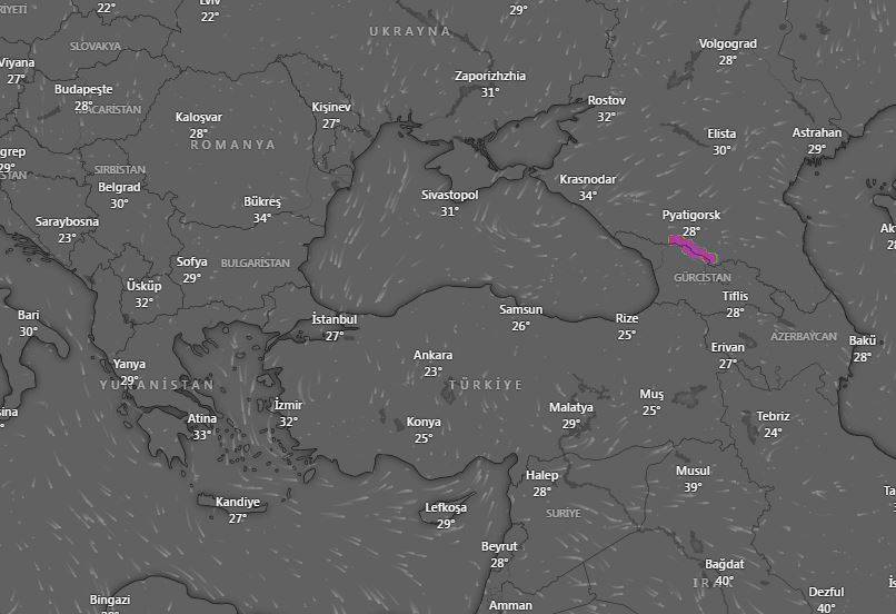 Kars ve Ardahan çevreleri için sağanak uyarısı 3